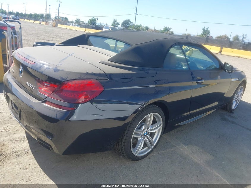 2017 BMW 6er VIN WBA6F7C55HG232005 IAAI salvage auction — NORMAL WEAR, Salvage (California), sold $3,050 on 2026-07-23 (photo 4)