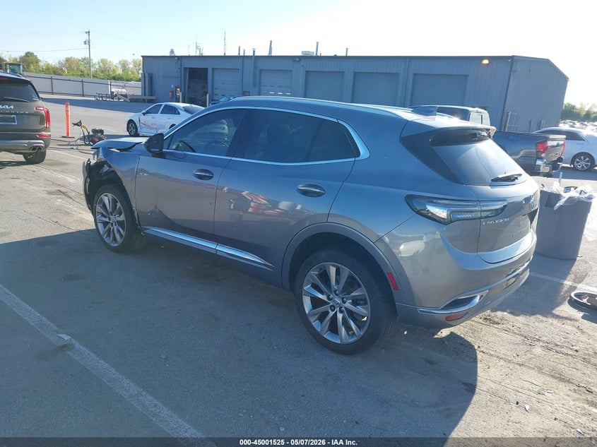 2022 Buick Envision VIN LRBFZRR49ND143411 IAAI salvage auction — FRONT END, Salvage (Indiana), sold $7,425 on 2026-07-31 (photo 3)