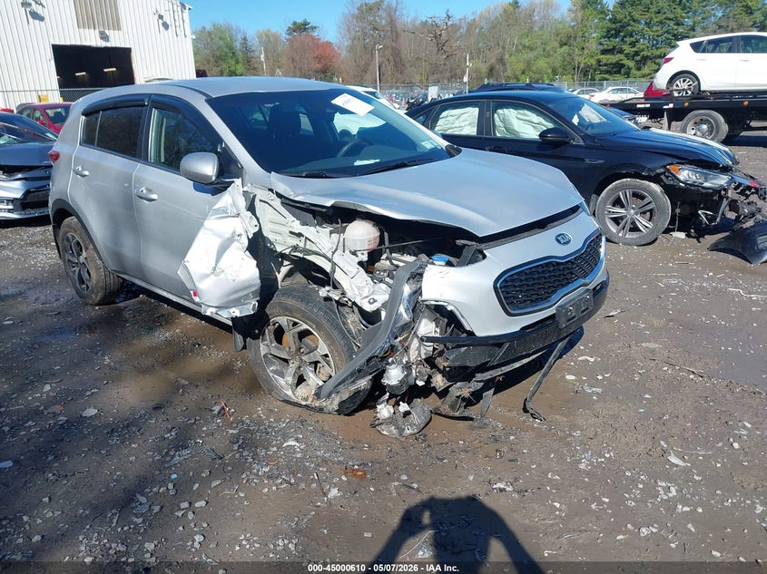 2022 Kia Sportage VIN KNDPMCAC5N7993314 IAAI salvage auction — RIGHT FRONT, Mv-907A (New York), sold $25 on 2026-07-21 (photo 1)
