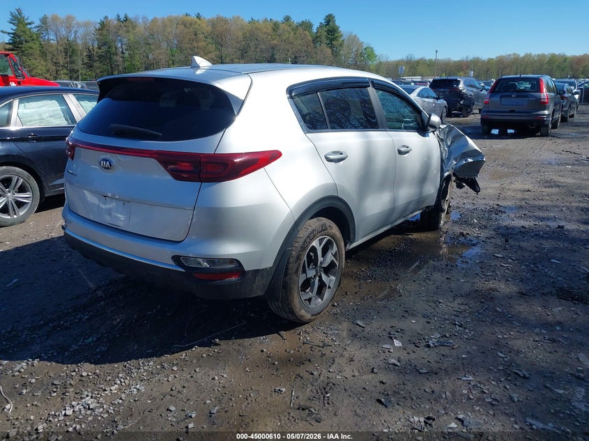 2022 Kia Sportage VIN KNDPMCAC5N7993314 IAAI salvage auction — RIGHT FRONT, Mv-907A (New York), sold $25 on 2026-07-21 (photo 4)