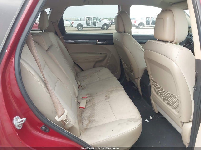 2013 Kia Sorento VIN 5XYKT4A23DG372326 IAAI salvage auction — FRONT END, Salvage (Texas), sold $100 on 2026-07-15 (photo 8)
