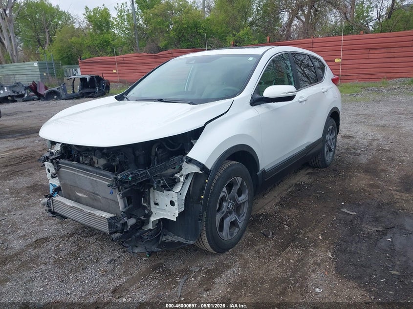 2019 Honda Cr-v VIN 7FARW2H53KE018714 IAAI salvage auction — FRONT & REAR, Salvage Title, sold $6,900 on 2026-07-16 (photo 2)