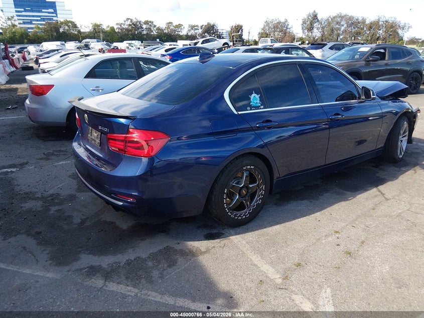 2018 BMW 3er VIN WBA8B3C50JK385178 IAAI salvage auction — FRONT END, Salvage (California), sold $8,250 on 2026-07-06 (photo 4)