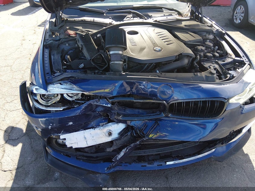 2018 BMW 3er VIN WBA8B3C50JK385178 IAAI salvage auction — FRONT END, Salvage (California), sold $8,250 on 2026-07-06 (photo 6)
