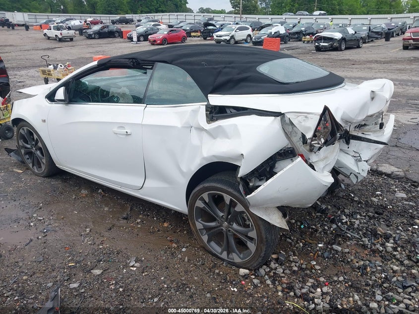 2016 Buick Cascada VIN W04WT3N57GG114421 IAAI salvage auction — FRONT & REAR, Salvage (Georgia), sold $650 on 2026-07-15 (photo 3)