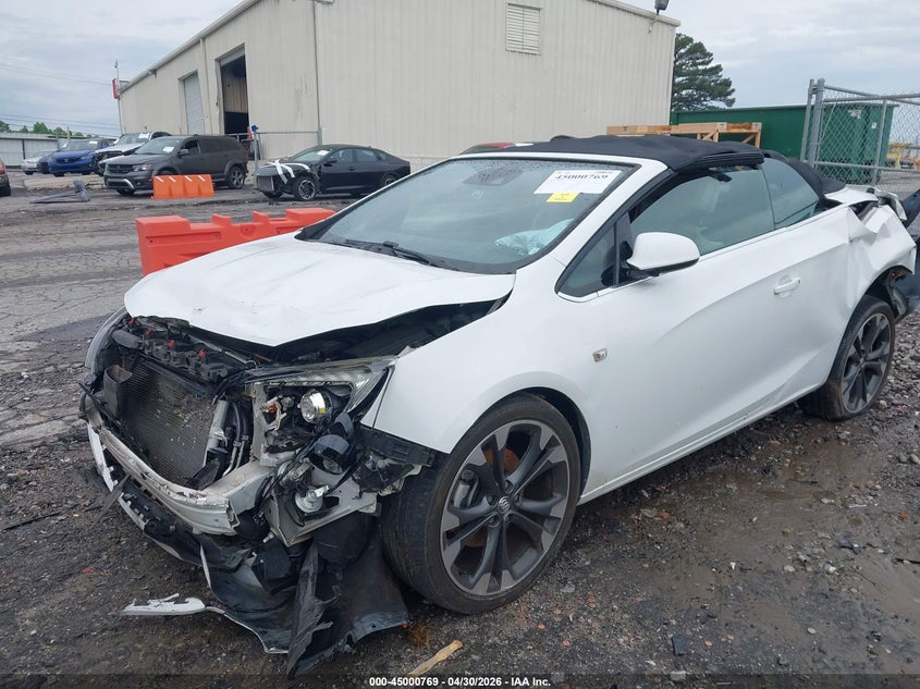 2016 Buick Cascada VIN W04WT3N57GG114421 IAAI salvage auction — FRONT & REAR, Salvage (Georgia), sold $650 on 2026-07-15 (photo 6)