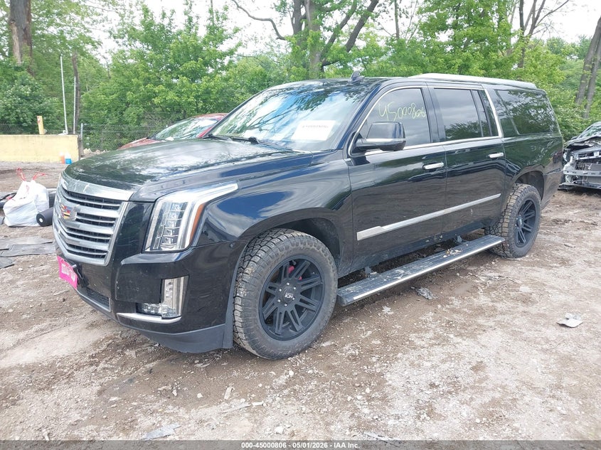 2016 Cadillac Escalade VIN 1GYS4KKJ5GR106264 IAAI salvage auction — REAR END, Clear (Indiana), sold $9,200 on 2026-07-29 (photo 2)