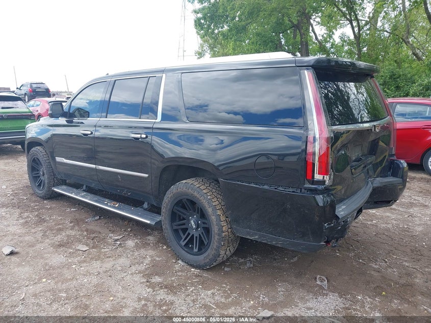 2016 Cadillac Escalade VIN 1GYS4KKJ5GR106264 IAAI salvage auction — REAR END, Clear (Indiana), sold $9,200 on 2026-07-29 (photo 3)