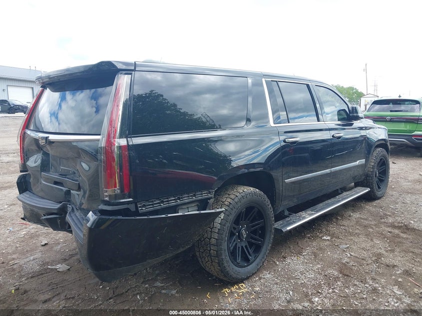 2016 Cadillac Escalade VIN 1GYS4KKJ5GR106264 IAAI salvage auction — REAR END, Clear (Indiana), sold $9,200 on 2026-07-29 (photo 4)