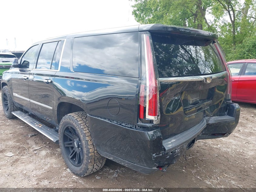 2016 Cadillac Escalade VIN 1GYS4KKJ5GR106264 IAAI salvage auction — REAR END, Clear (Indiana), sold $9,200 on 2026-07-29 (photo 6)