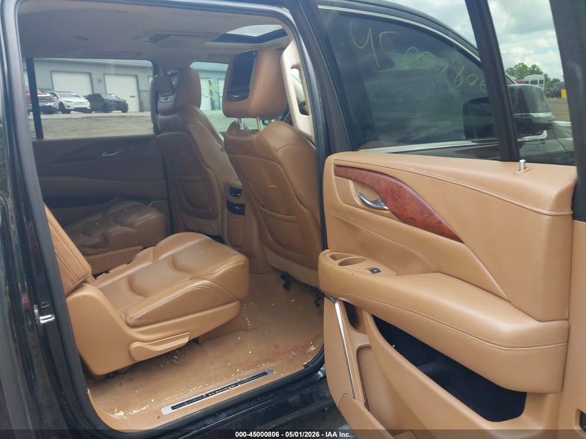 2016 Cadillac Escalade VIN 1GYS4KKJ5GR106264 IAAI salvage auction — REAR END, Clear (Indiana), sold $9,200 on 2026-07-29 (photo 8)