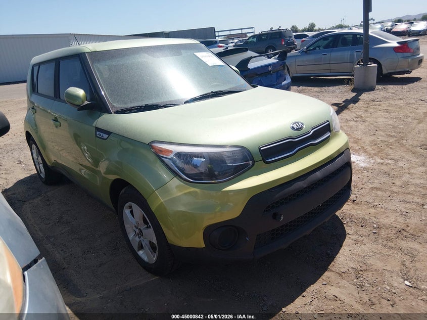2018 Kia Soul VIN KNDJN2A20J7903324 IAAI salvage auction — NORMAL WEAR, Salvage (Texas), sold $1,050 on 2026-07-28 (photo 1)