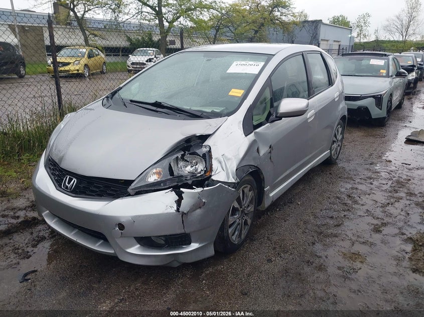 2013 Honda Fit VIN JHMGE8H51DC015477 IAAI salvage auction — LEFT FRONT, Salvage (Ohio), sold $725 on 2026-07-21 (photo 2)