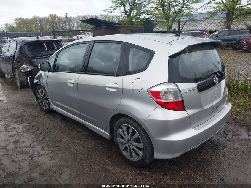 2013 Honda Fit VIN JHMGE8H51DC015477 IAAI salvage auction — LEFT FRONT, Salvage (Ohio), sold $725 on 2026-07-21 (photo 3)