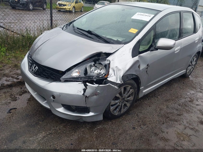 2013 Honda Fit VIN JHMGE8H51DC015477 IAAI salvage auction — LEFT FRONT, Salvage (Ohio), sold $725 on 2026-07-21 (photo 6)