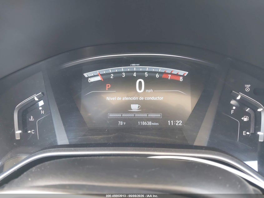 2017 Honda Cr-v VIN 7FARW1H89HE038687 IAAI salvage auction — LEFT SIDE, Salvage Title, sold $5,800 on 2026-07-22 (photo 7)