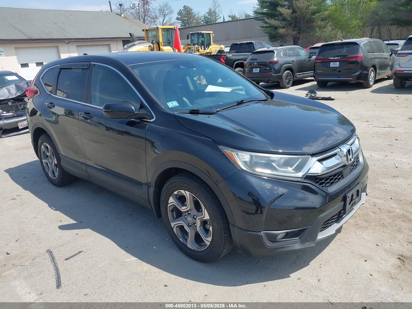 2017 Honda Cr-v VIN 7FARW1H89HE038687 IAAI salvage auction — LEFT SIDE, Salvage Title, sold $5,800 on 2026-07-22 (photo 1)