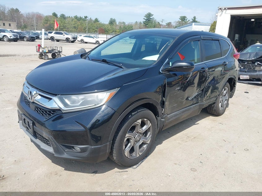 2017 Honda Cr-v VIN 7FARW1H89HE038687 IAAI salvage auction — LEFT SIDE, Salvage Title, sold $5,800 on 2026-07-22 (photo 2)