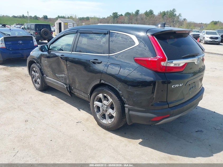2017 Honda Cr-v VIN 7FARW1H89HE038687 IAAI salvage auction — LEFT SIDE, Salvage Title, sold $5,800 on 2026-07-22 (photo 3)