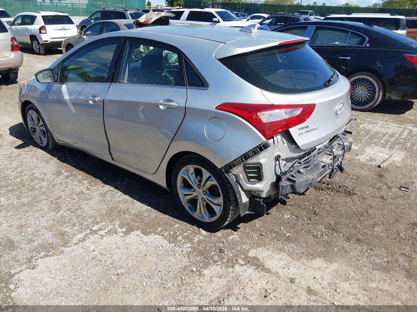 2013 Hyundai Elantra VIN KMHD35LE4DU148501 IAAI salvage auction — REAR END, Wait Title, sold $550 on 2026-07-20 (photo 3)