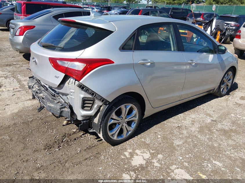 2013 Hyundai Elantra VIN KMHD35LE4DU148501 IAAI salvage auction — REAR END, Wait Title, sold $550 on 2026-07-20 (photo 4)