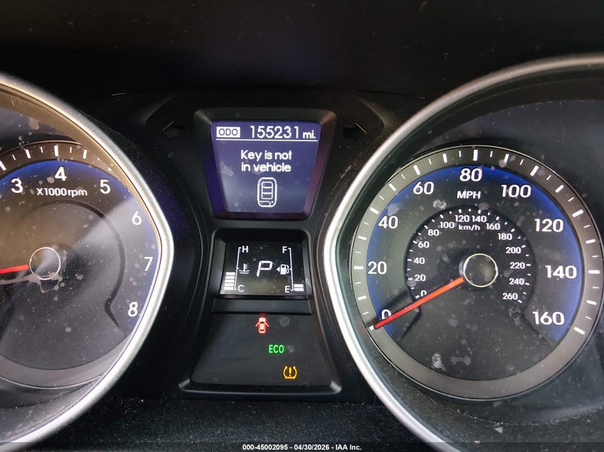 2013 Hyundai Elantra VIN KMHD35LE4DU148501 IAAI salvage auction — REAR END, Wait Title, sold $550 on 2026-07-20 (photo 7)