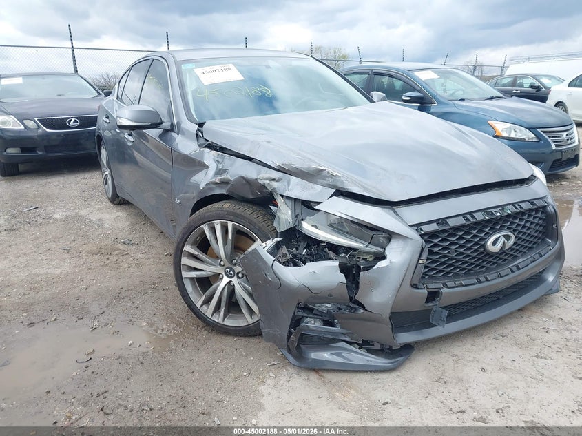 2019 Infiniti Q50 VIN JN1EV7AR3KM550532 IAAI salvage auction — SUSPENSION, Salvage (Illinois), sold $2,850 on 2026-07-28 (photo 6)