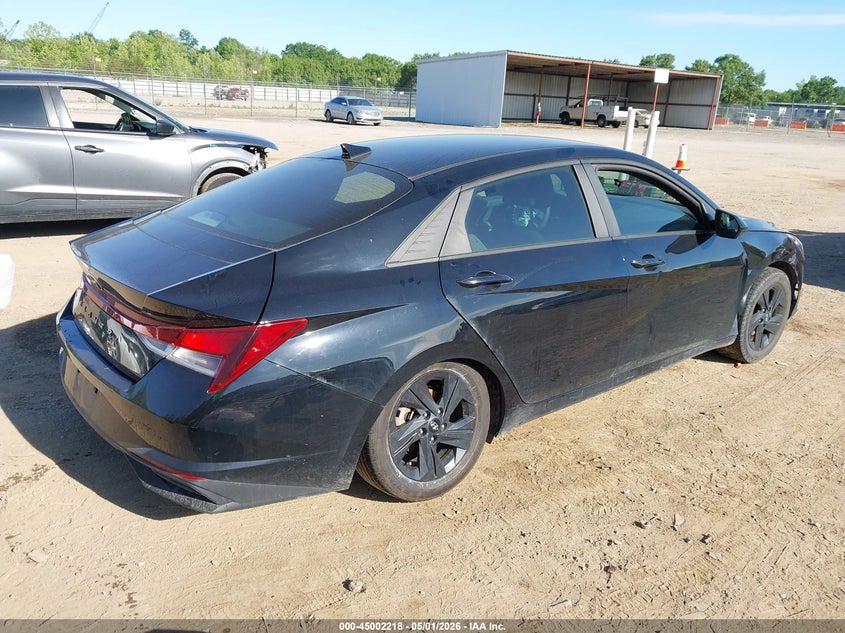 2022 Hyundai Elantra VIN KMHLM4AG1NU346364 IAAI salvage auction — LEFT REAR, Salvage (Tennessee), sold $2,750 on 2026-07-08 (photo 4)