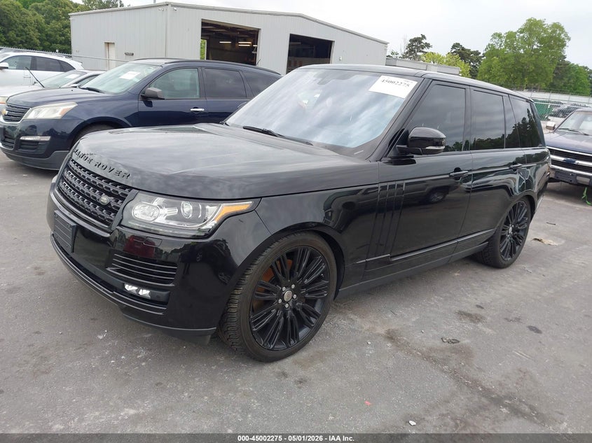 2016 Land rover RANGE ROVER VIN SALGS2EF4GA282769 IAAI salvage auction — NORMAL WEAR, Salvage (Texas), sold $3,700 on 2026-07-29 (photo 2)