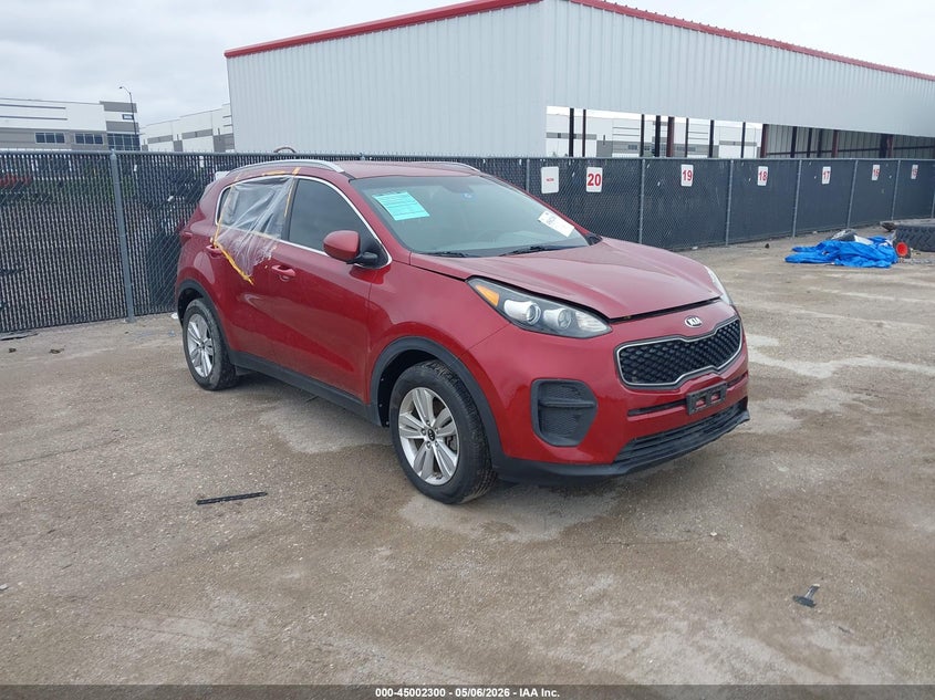 2019 Kia Sportage VIN KNDPM3ACXK7611855 IAAI salvage auction — WATER/FLOOD, Salvage (Texas), sold $2,350 on 2026-07-21 (photo 1)