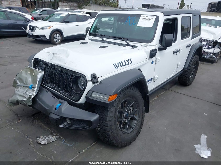 2024 Jeep Grand wagoneer VIN 1C4RJXN67RW356210 IAAI salvage auction — FRONT END, Salvage Certificate (California), sold $50 on 2026-07-29 (photo 2)