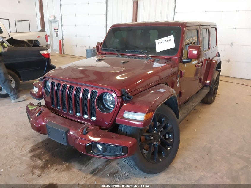 2021 Jeep Wrangler / VIN 1C4HJXEG2MW578716 IAAI salvage auction — FRONT END, Clear (Michigan), sold $9,600 on 2026-08-01 (photo 2)