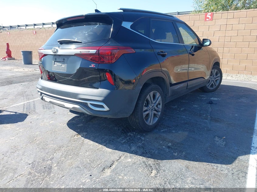 2021 Kia Seltos VIN KNDEU2AAXM7204170 IAAI salvage auction — LEFT FRONT, Salvage (California), sold $4,200 on 2026-07-16 (photo 4)