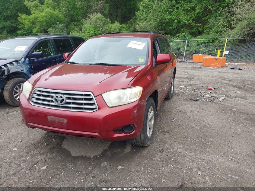 2008 Toyota Highlander VIN JTEES41A982052205 IAAI salvage auction — LEFT FRONT, Salvage (Idaho), sold $1,600 on 2026-07-07 (photo 2)