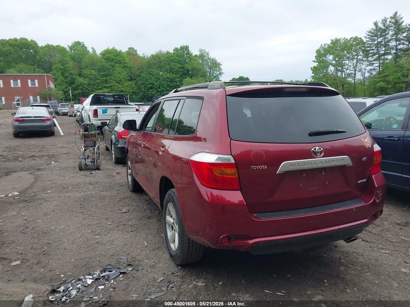 2008 Toyota Highlander VIN JTEES41A982052205 IAAI salvage auction — LEFT FRONT, Salvage (Idaho), sold $1,600 on 2026-07-07 (photo 3)