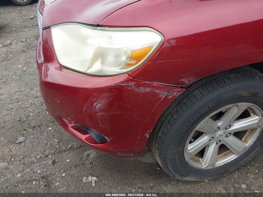 2008 Toyota Highlander VIN JTEES41A982052205 IAAI salvage auction — LEFT FRONT, Salvage (Idaho), sold $1,600 on 2026-07-07 (photo 6)