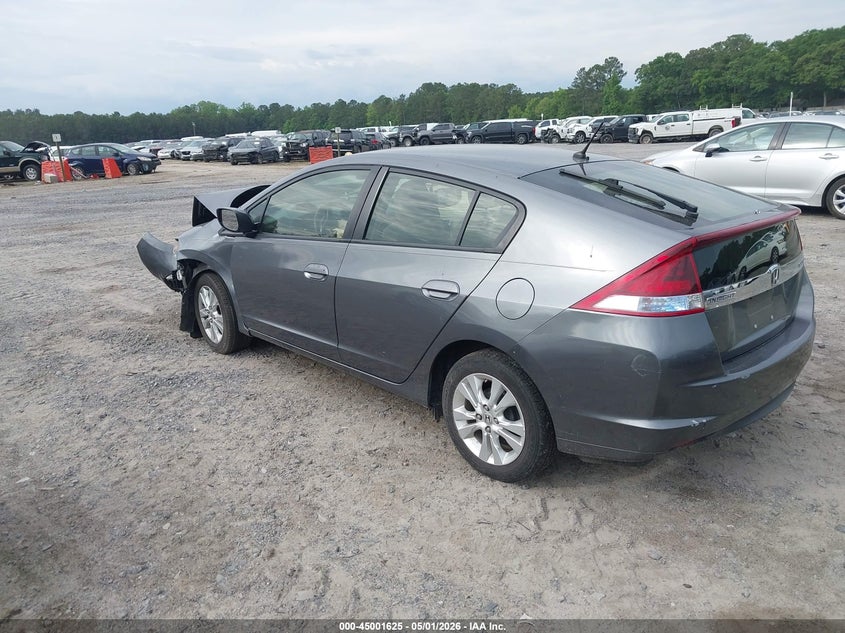 2013 Honda Insight VIN JHMZE2H78DS005834 IAAI salvage auction — FRONT END, Salvage (South Carolina), sold $275 on 2026-07-07 (photo 3)