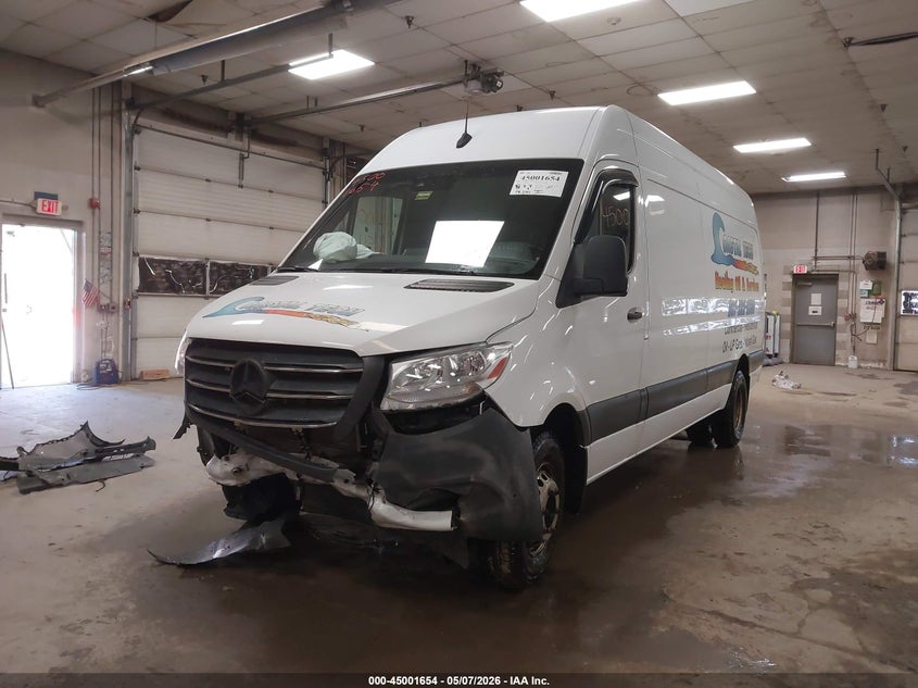 2019 Mercedes-benz Sprinter VIN WD4PF1CDXKP108286 IAAI salvage auction — FRONT END, Salvage (Maine), sold $6,000 on 2026-07-15 (photo 2)