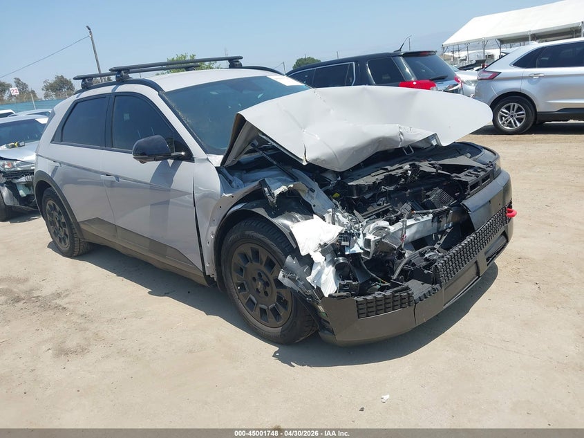 2025 Hyundai Ioniq 5 VIN 7YAKPDDCXSY037120 IAAI salvage auction — FRONT END, Salvage (California), sold $7,225 on 2026-07-09 (photo 1)