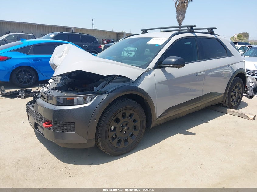 2025 Hyundai Ioniq 5 VIN 7YAKPDDCXSY037120 IAAI salvage auction — FRONT END, Salvage (California), sold $7,225 on 2026-07-09 (photo 2)