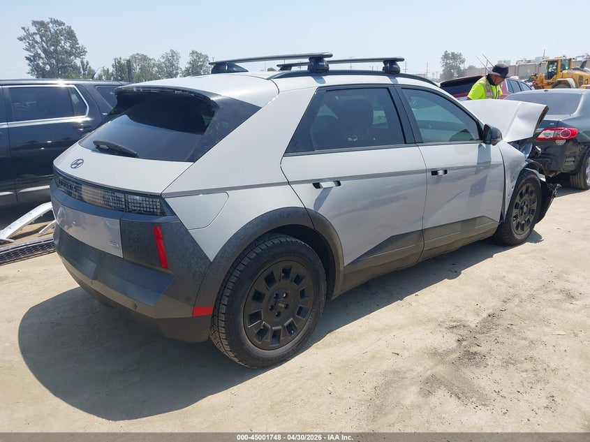 2025 Hyundai Ioniq 5 VIN 7YAKPDDCXSY037120 IAAI salvage auction — FRONT END, Salvage (California), sold $7,225 on 2026-07-09 (photo 4)