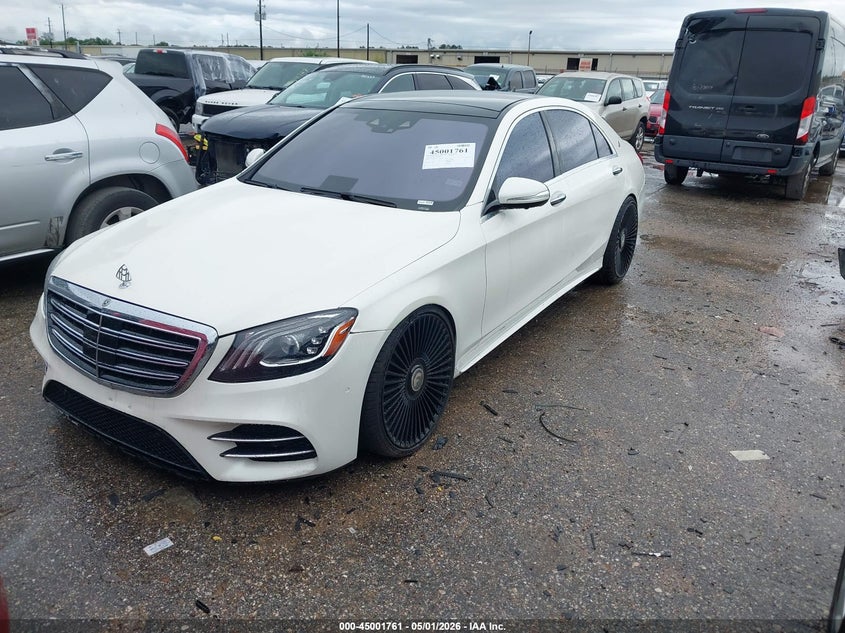 2020 Mercedes-benz S-klasse VIN W1KUG8DB1LA552196 IAAI salvage auction — THEFT, Rebuildable (Florida), sold $19,700 on 2026-07-30 (photo 2)