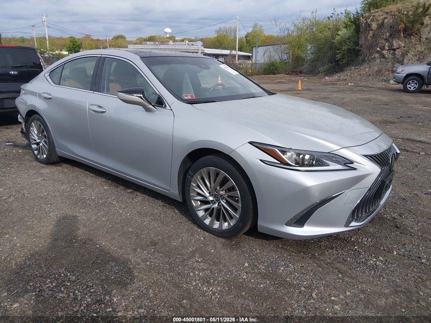 2019 Lexus ES VIN JTHBZ1B19K2005309 IAAI salvage auction — LEFT REAR, Salvage (Rhode Island), sold $15,200 on 2026-07-07 (photo 1)