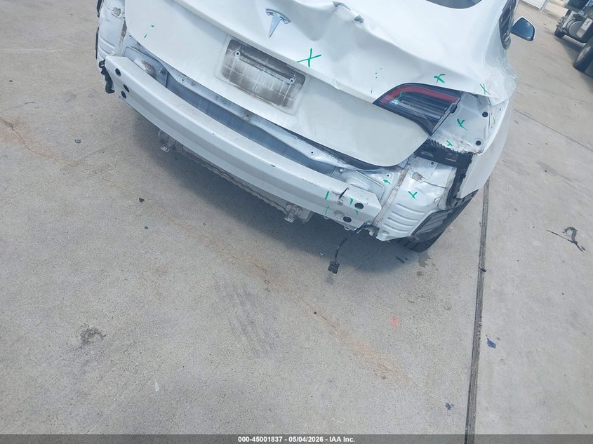 2023 Tesla Model 3 VIN 5YJ3E1EA1PF600706 IAAI salvage auction — REAR END, Original (Texas), sold $7,600 on 2026-07-23 (photo 6)