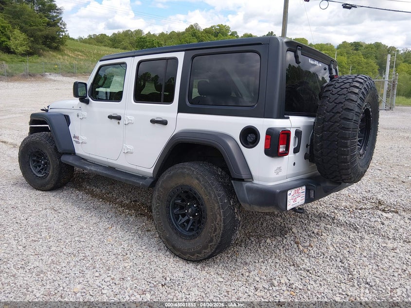 2019 Jeep Wrangler / VIN 1C4HJXDN1KW592815 IAAI salvage auction — FRONT & REAR, Salvage (Kentucky), sold $3,850 on 2026-07-10 (photo 3)