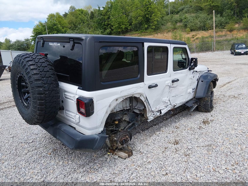 2019 Jeep Wrangler / VIN 1C4HJXDN1KW592815 IAAI salvage auction — FRONT & REAR, Salvage (Kentucky), sold $3,850 on 2026-07-10 (photo 4)