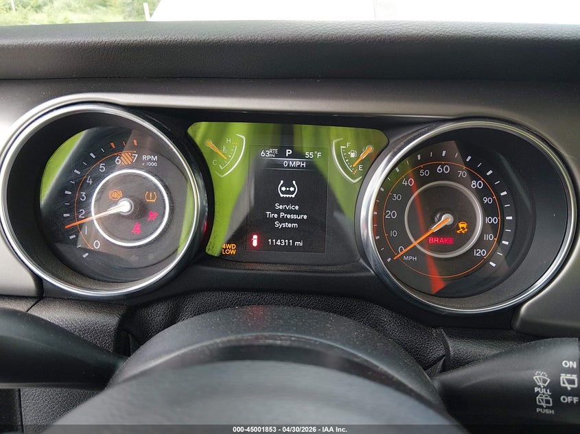 2019 Jeep Wrangler / VIN 1C4HJXDN1KW592815 IAAI salvage auction — FRONT & REAR, Salvage (Kentucky), sold $3,850 on 2026-07-10 (photo 7)