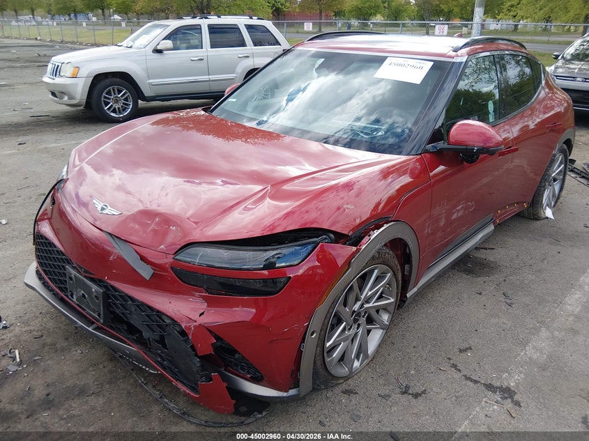 2024 Genesis Gv60 VIN KMUKCDSC5RU023985 IAAI salvage auction — FRONT END, Salvage (New Jersey), sold $5,900 on 2026-08-01 (photo 2)