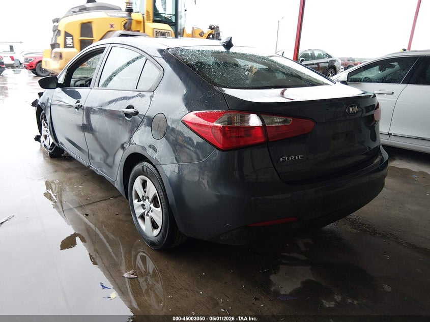 2016 Kia Forte VIN KNAFK4A61G5495253 IAAI salvage auction — LEFT & RIGHT, Salvage (Texas), sold $800 on 2026-07-28 (photo 3)