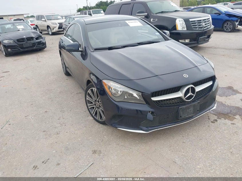 2018 Mercedes-benz Cla-klasse VIN WDDSJ4GB8JN652847 IAAI salvage auction — SUSPENSION, Salvage (Texas), sold $4,250 on 2026-08-12 (photo 1)